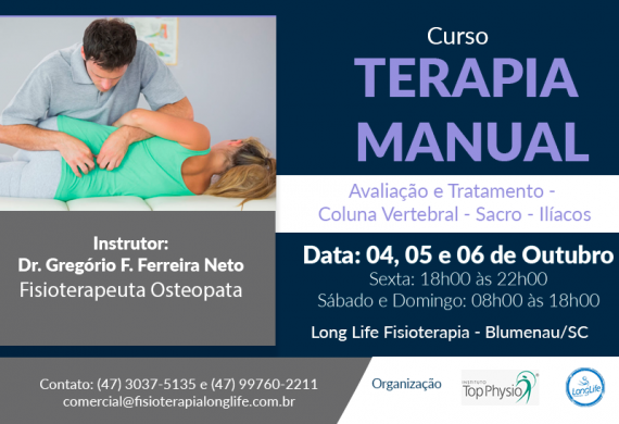 Curso Terapia Manual em Blumenau