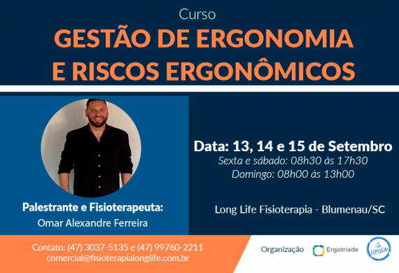 Workshop Gestão de Ergonomia e Riscos